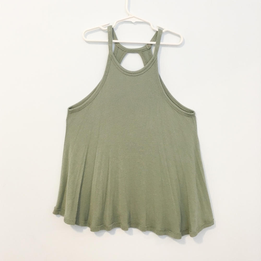 High Neck Cotton Tank